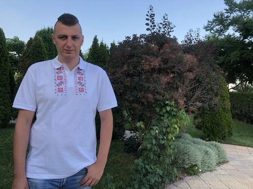 undefined review of Мъжка тениска с яка бродирана с традиционна шевица image 1 out of 1