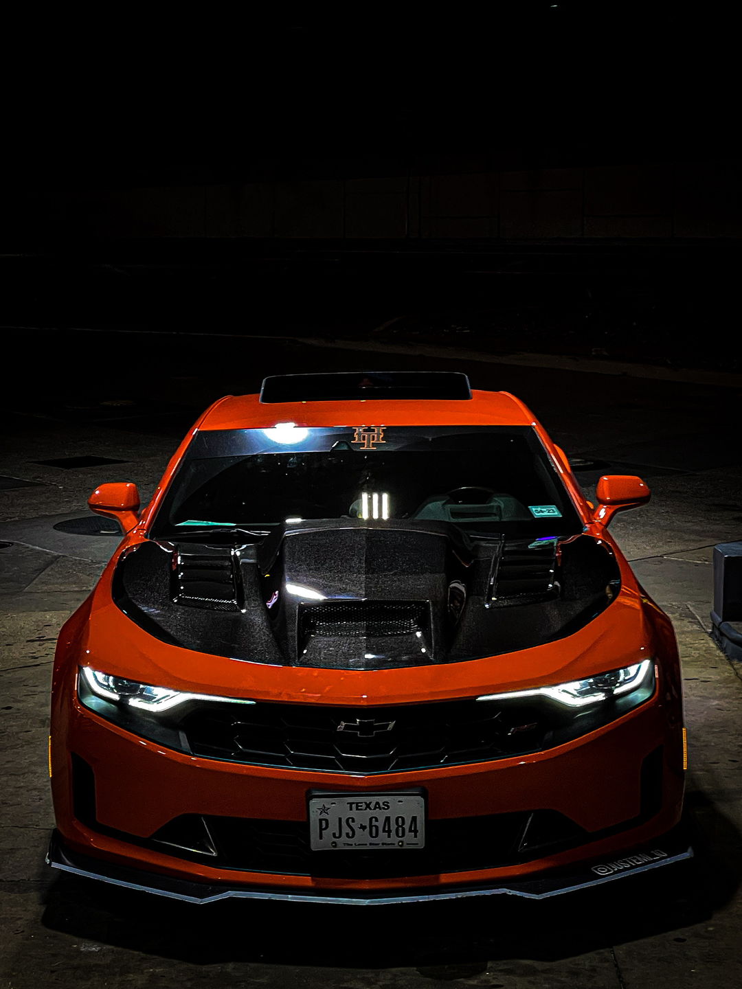 Customer photo review of Pre-Order 2016-2022 Chevy Camaro Terminator Full Carbon Fiber Hood