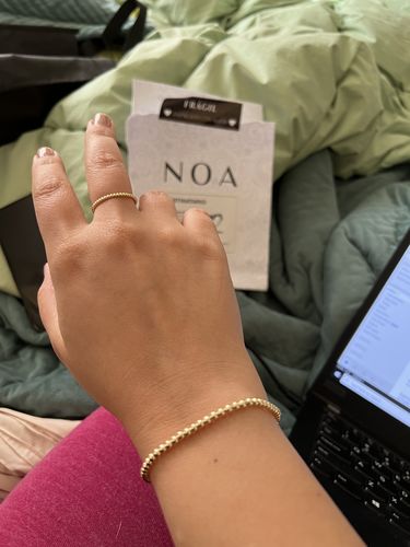 Customer photo review of ANILLO CIRCLE BAÑO DE ORO