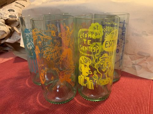 Customer photo review of PRIDE GLASS JUEGO DE 6 VASOS