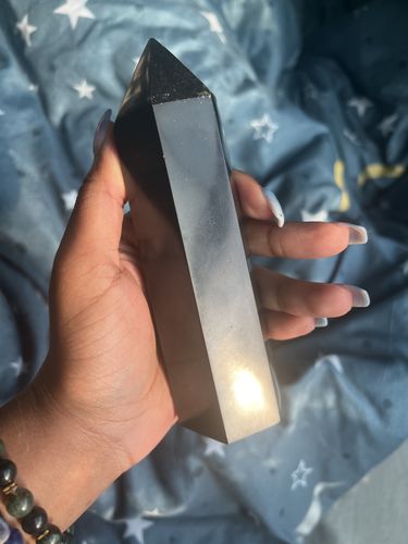 Customer photo review of Black Tourmaline Towers- XL
