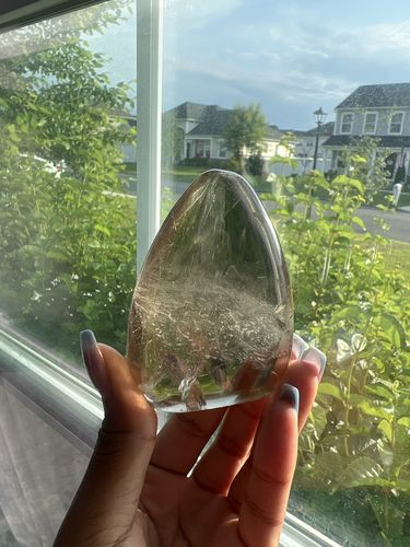 Customer photo review of Mini Smoky Quartz Freeforms