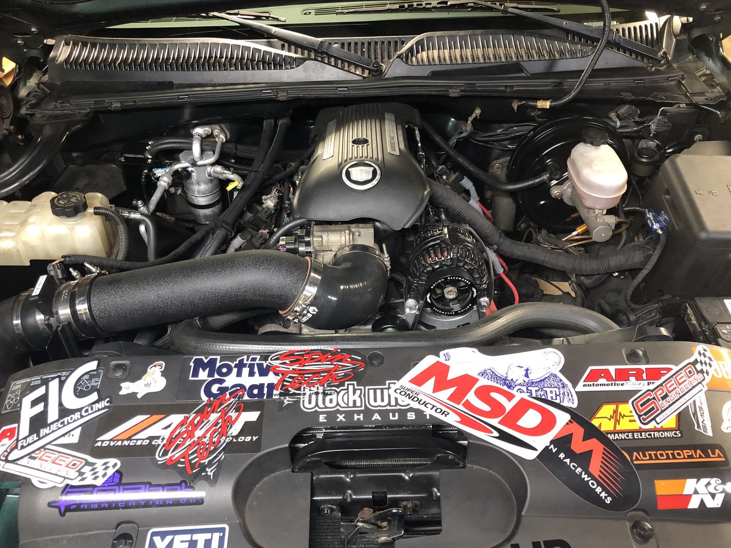 Customer photo review of Motion Raceworks LS 3.5" OD Overdrive Alternator Pulley