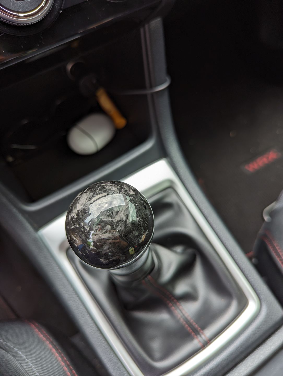 Customer photo review of Forged Carbon Fiber Shift Knob