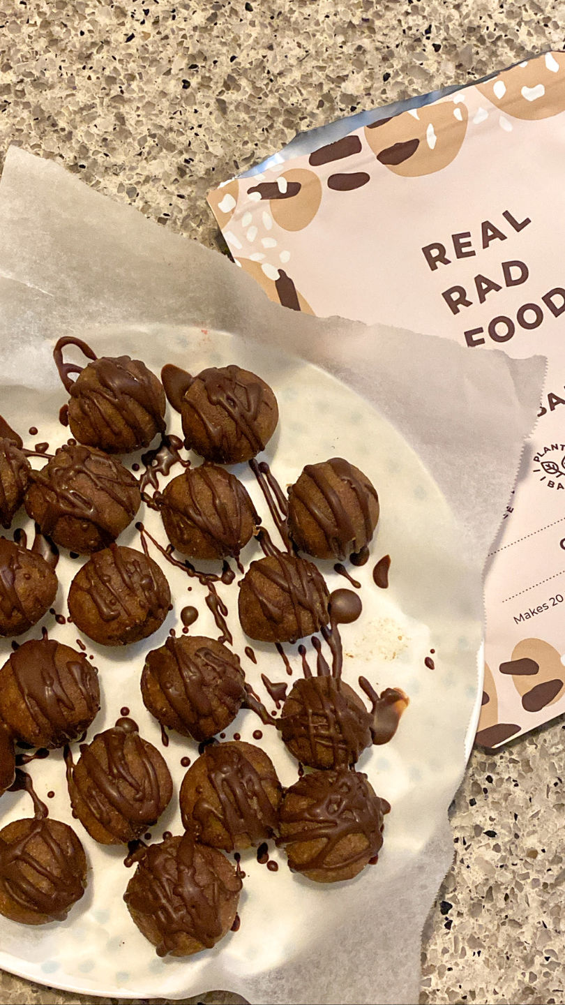 Customer photo review of Cookies & Cream Rad Ball Mix