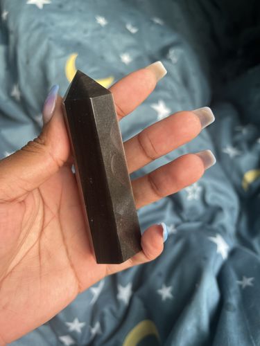 Customer photo review of Silver Sheen Obsidian Towers