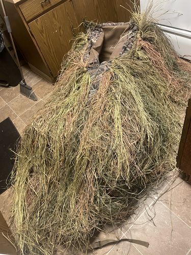 Customer photo review of Hunting Blind Raffia Grass (Pack)