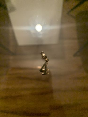 Customer photo review of Initial Pendant 013