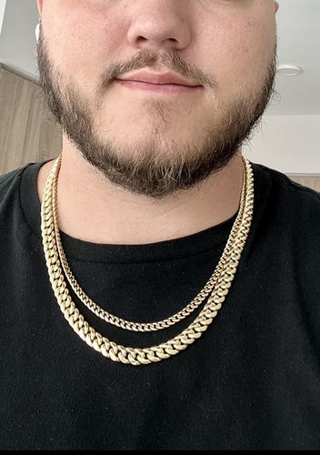 Customer photo review of Miami Cuban Box Lock Chain 001
