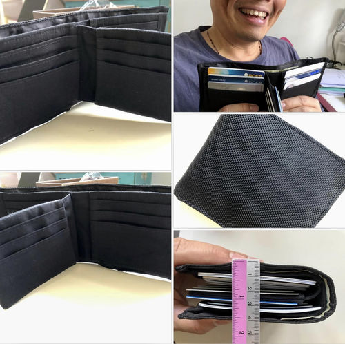 Customer photo review of Zen Bifold Wallet Pattern