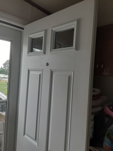 Customer photo review of Clear 1 Lite Glass and Frame Kit (6" x 8" Glass Size)