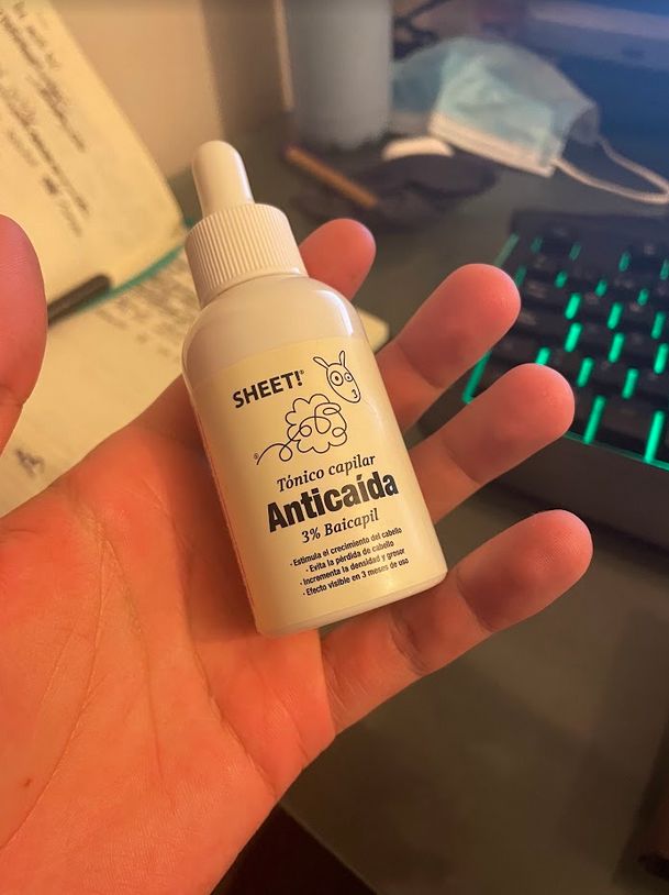 Customer photo review of Anticaída para 3 meses