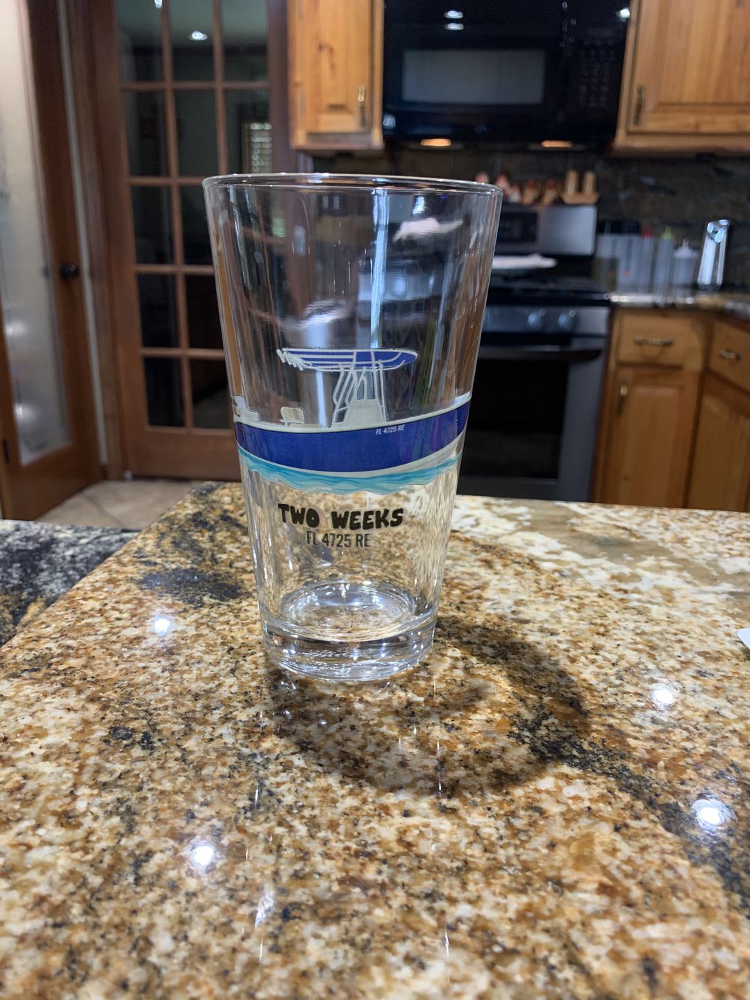 Customer photo review of Custom Pint Glasses
