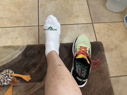 Customer photo review of CF2 Cushion Qtr Black (3 pair pack)