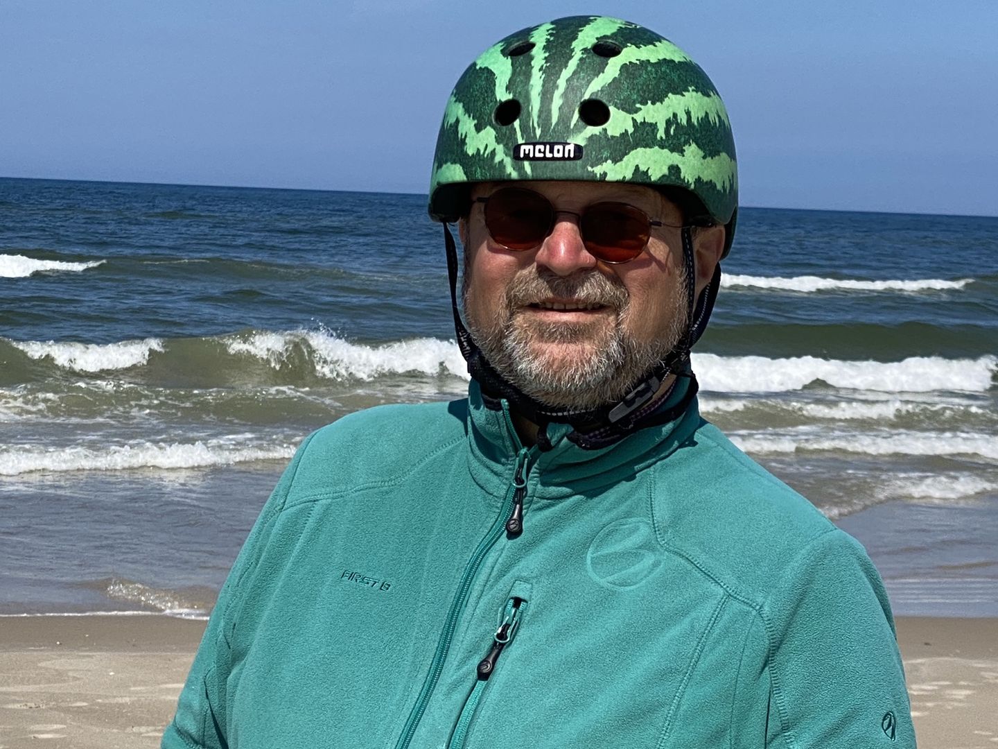 Customer photo review of Melon Bicycle Helmet Urban Active »Real Melon« (Matt)