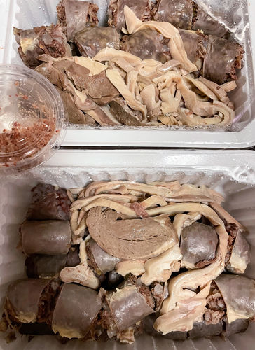 Customer photo review of [Moobongri] Assorted Korean Blood Sausage for 2 serving