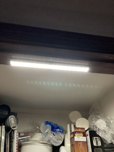 Customer photo review of LEPOTEC Wireless Motion Sensor Cabinet Lights 30-LED, Panel Lights, USB Rechargeable Closet Lights LED Under Cabinet Lighting for Wardrobe/Drawer/Stairs/Cupboard/Counter/Pantry/Stairs,Stick On Anywhere