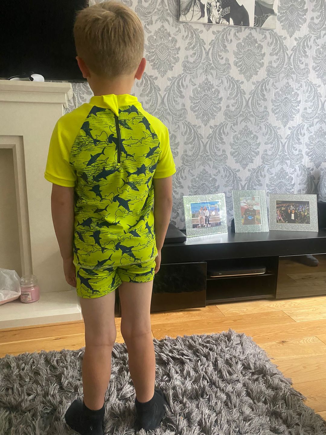 Customer photo review of Plain Lycra Spandex Fabric