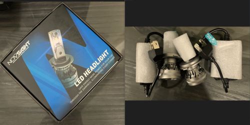 Customer photo review of H7 9005 9006 H4 H11 H13 LED Headlight Bulbs Kit 120W 22000LM Pair 6500K White Headlamp