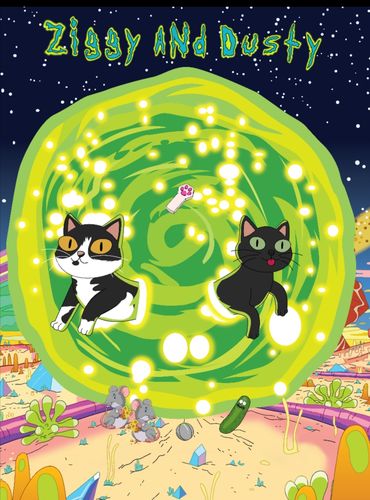 Customer photo review of 'Rick and Morty' Custom Portrait