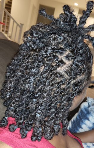 Customer photo review of Cleanse + Restore Set: Step 1 & 2 -- Loc Shampoo + Loc Conditioner