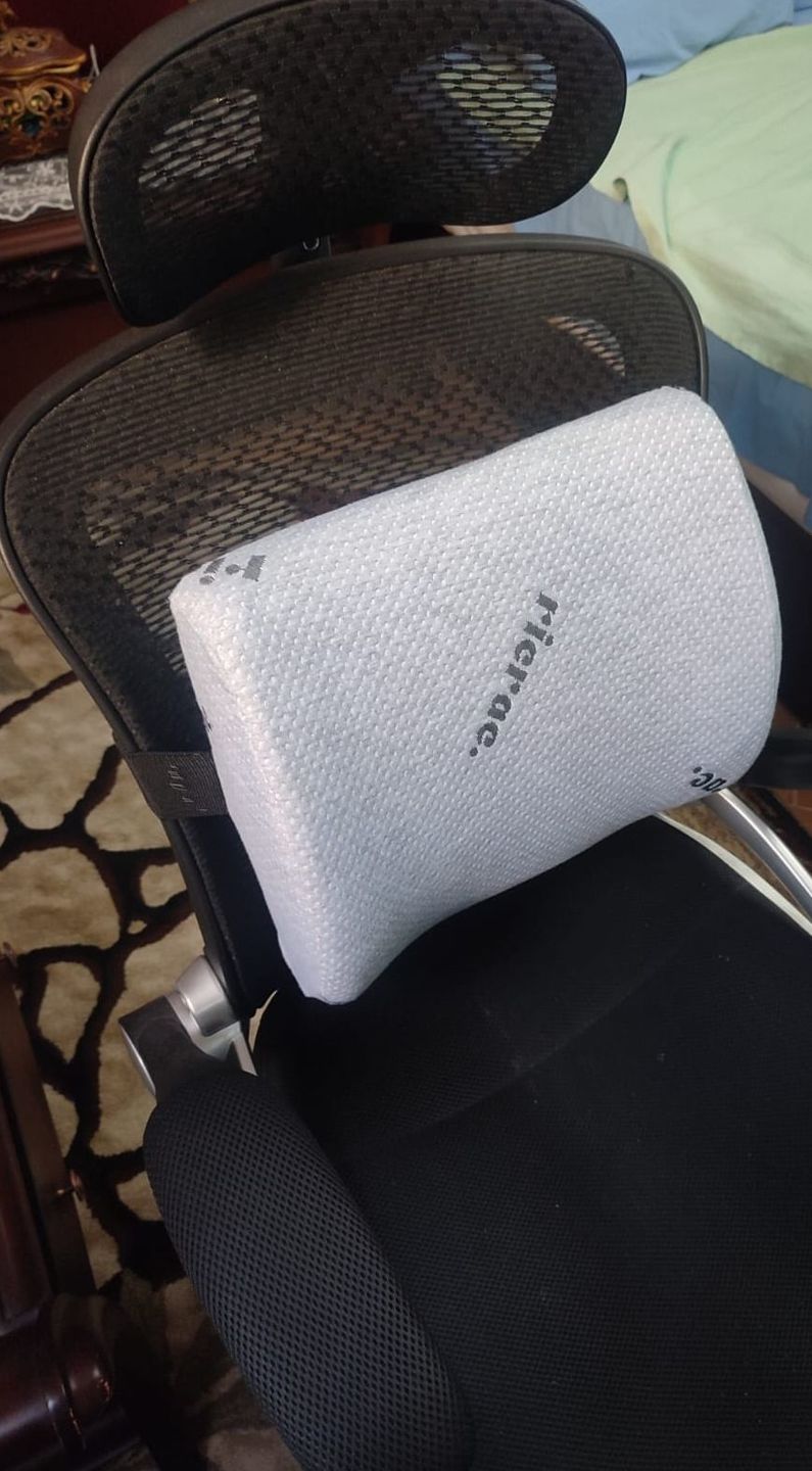 Customer photo review of Back Support Pillow - Rolo