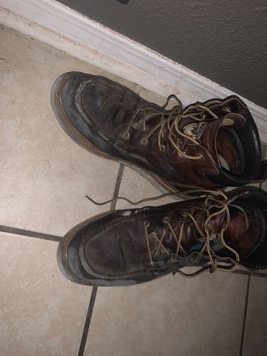 Customer photo review of Irish Setter by Red Wing Men's Ashby Soft Toe 6-inch Lace-Up Boots 83605