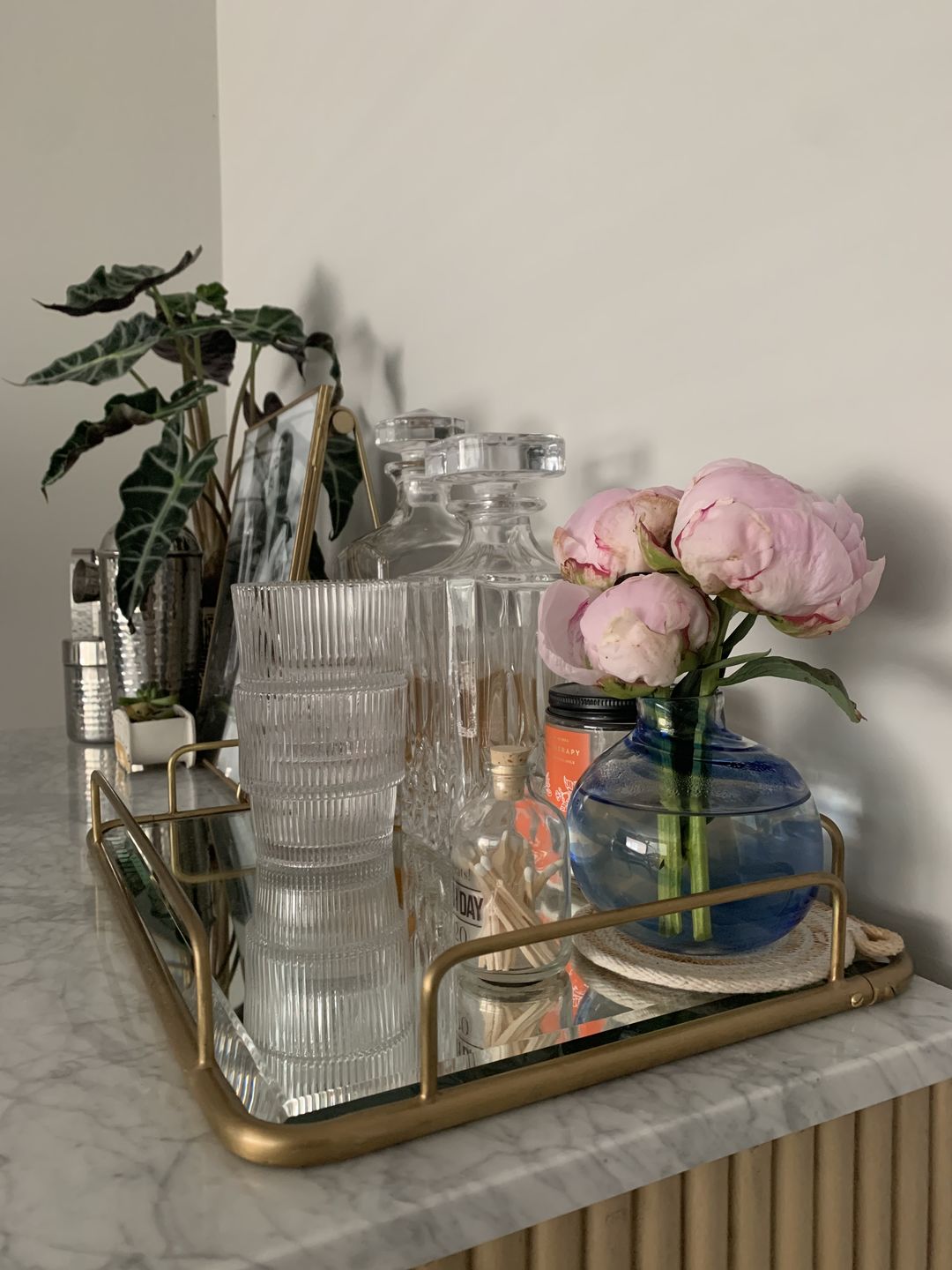 Customer photo review of Breaking Glass Keepsake Vase