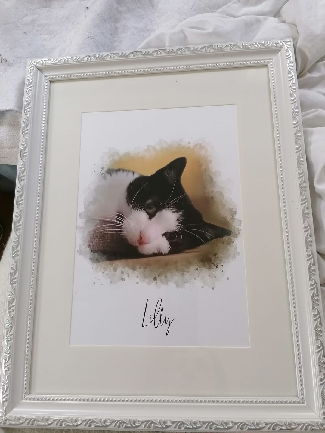 Customer photo review of Portrait deines Tieres im Wasserfarben-Stil