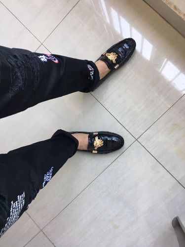 Customer photo review of High Quality Patent Leather Loafers