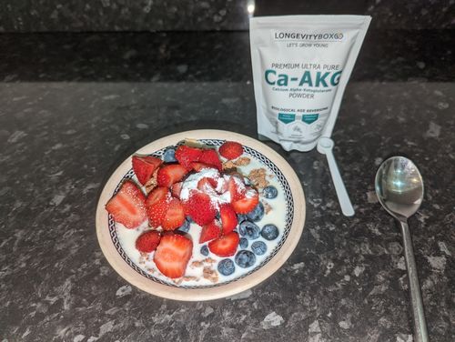 Customer photo review of Pure Calcium Alpha-Ketoglutarate - CA-AKG Supplement