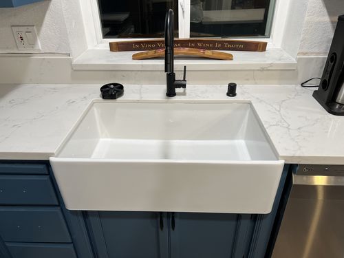 Customer photo review of Imperium Touch Control Dual Function Pull Out Spout Kitchen Faucet