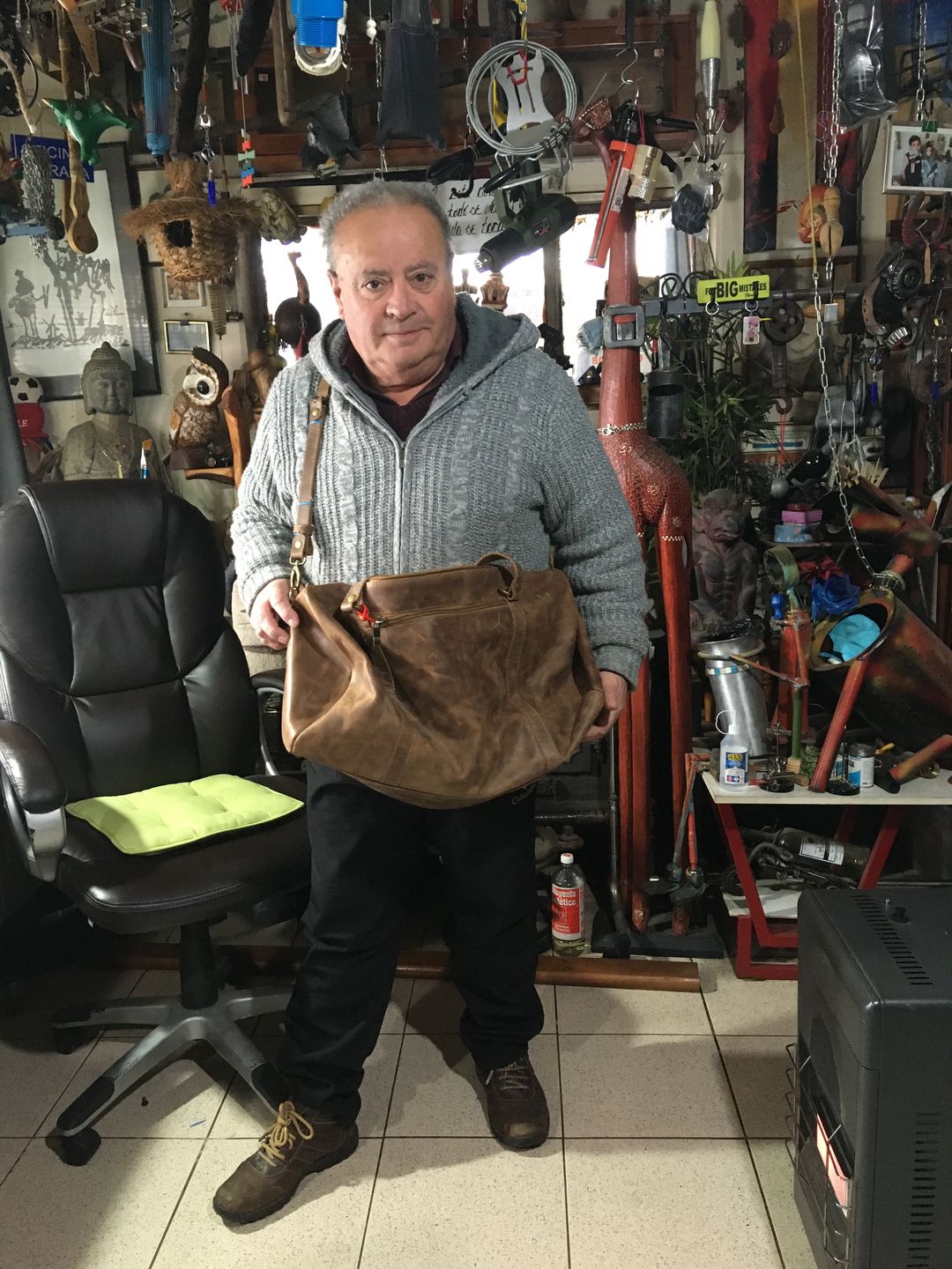 Customer photo review of Bolso Aviador