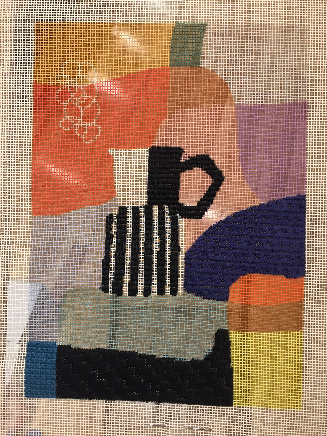 Customer photo review of Good Morning Needlepoint Kit
