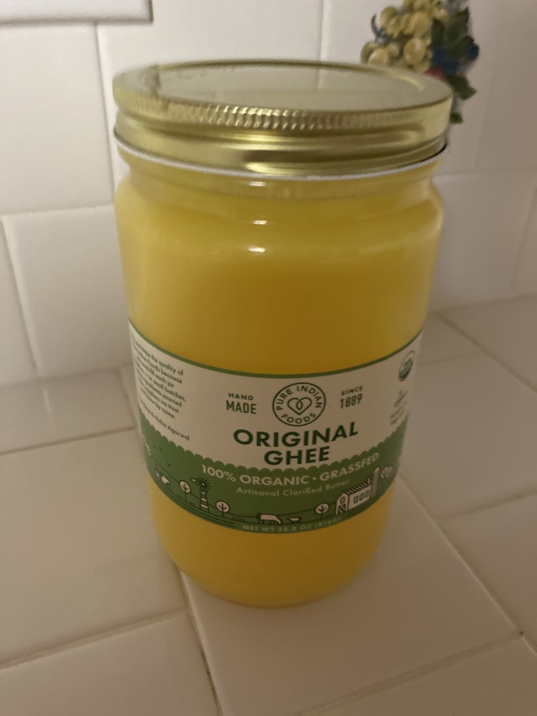 Customer photo review of Original Ghee, Grassfed & Certified Organic