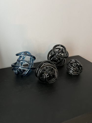 Customer photo review of Orbit Glass Knot Decor Ball