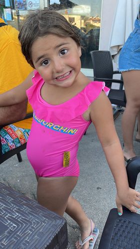 Customer photo review of Costume intero Elettra Bubble