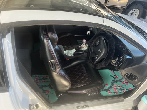 Customer photo review of Custom Cherry Blossom Floor Mats