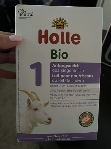 Customer photo review of Holle Goat Stage 1 Organic (Bio) Infant Milk Formula (400g), 1 Box