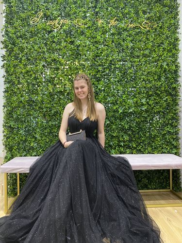 Customer photo review of Masha Tulle Glitter Gown - Black *[EXCLUSIVE]