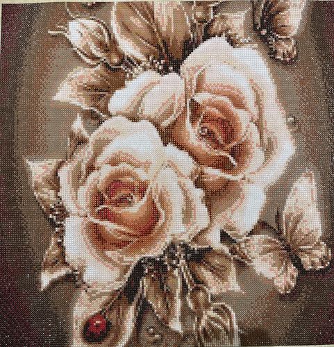 Customer photo review of 5D Diamond Painting Goldene Rose