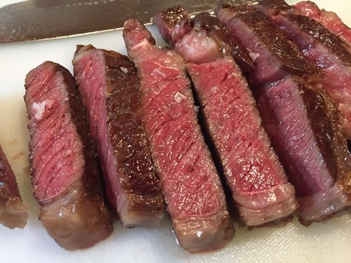 Customer photo review of Ribeye USA 9+ Snake River Farms Wagyu