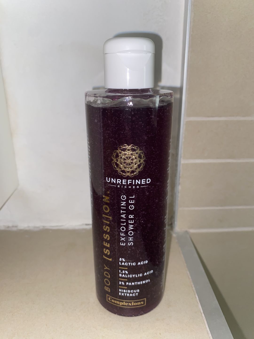 Customer photo review of BODY [SESSI]ON. - Exfoliating Shower Gel
