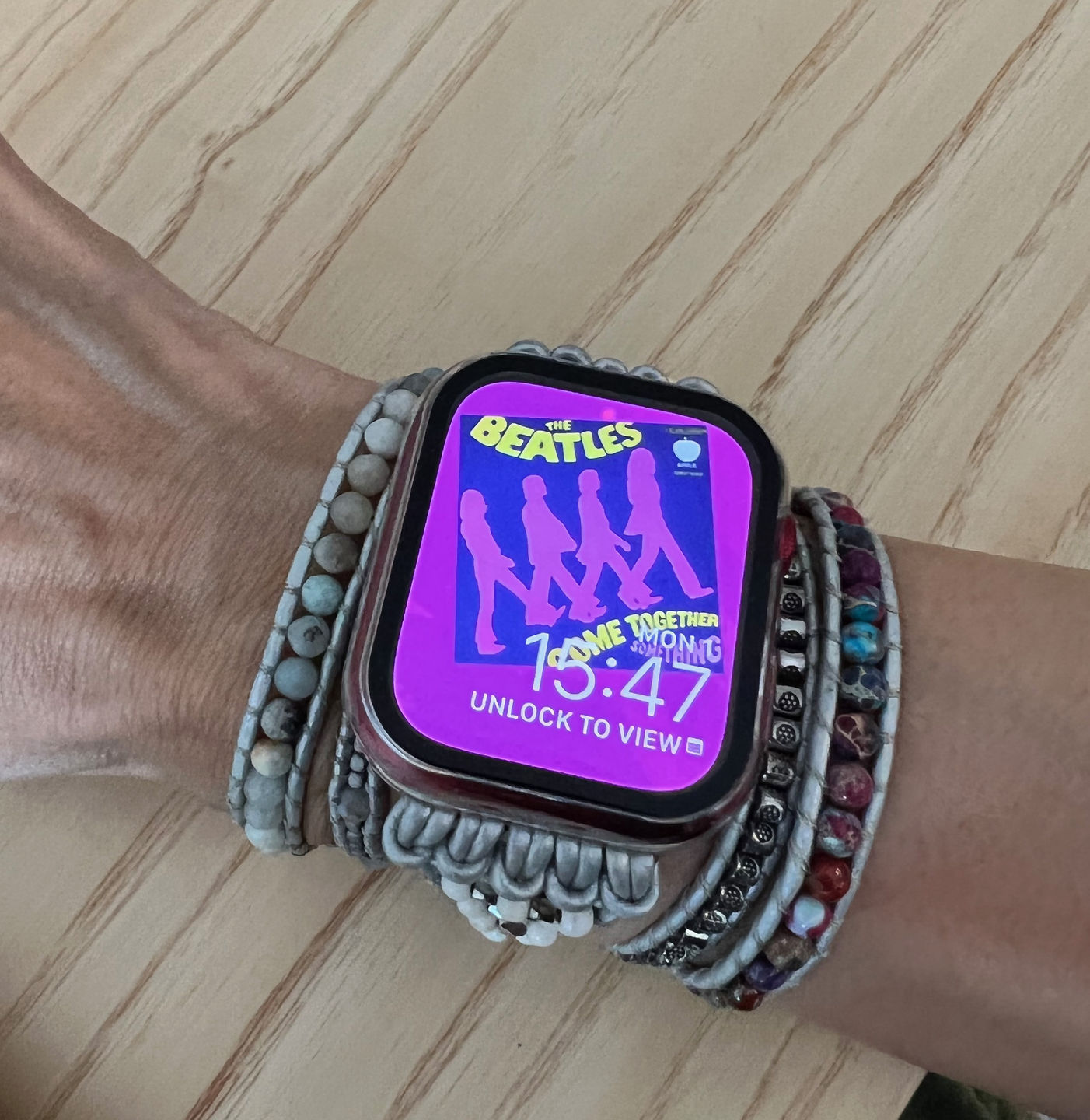 Customer photo review of Healing Turquoise Protection Apple Watch Strap
