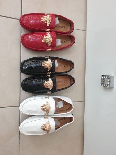 Customer photo review of High Quality Patent Leather Loafers