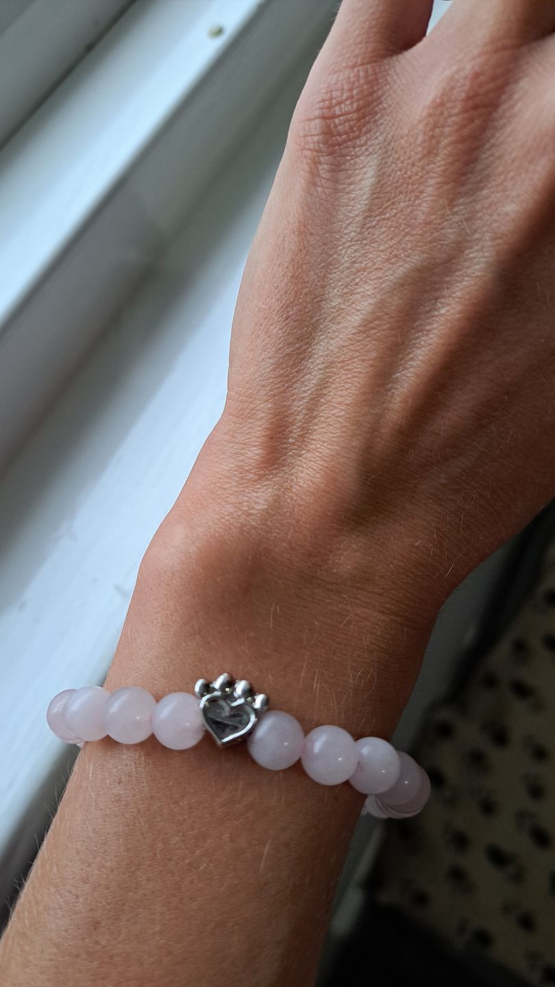 Customer photo review of Help For Paws™ Bracelet In Pink