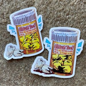 Customer photo review of Teeth Pills Stickers!
