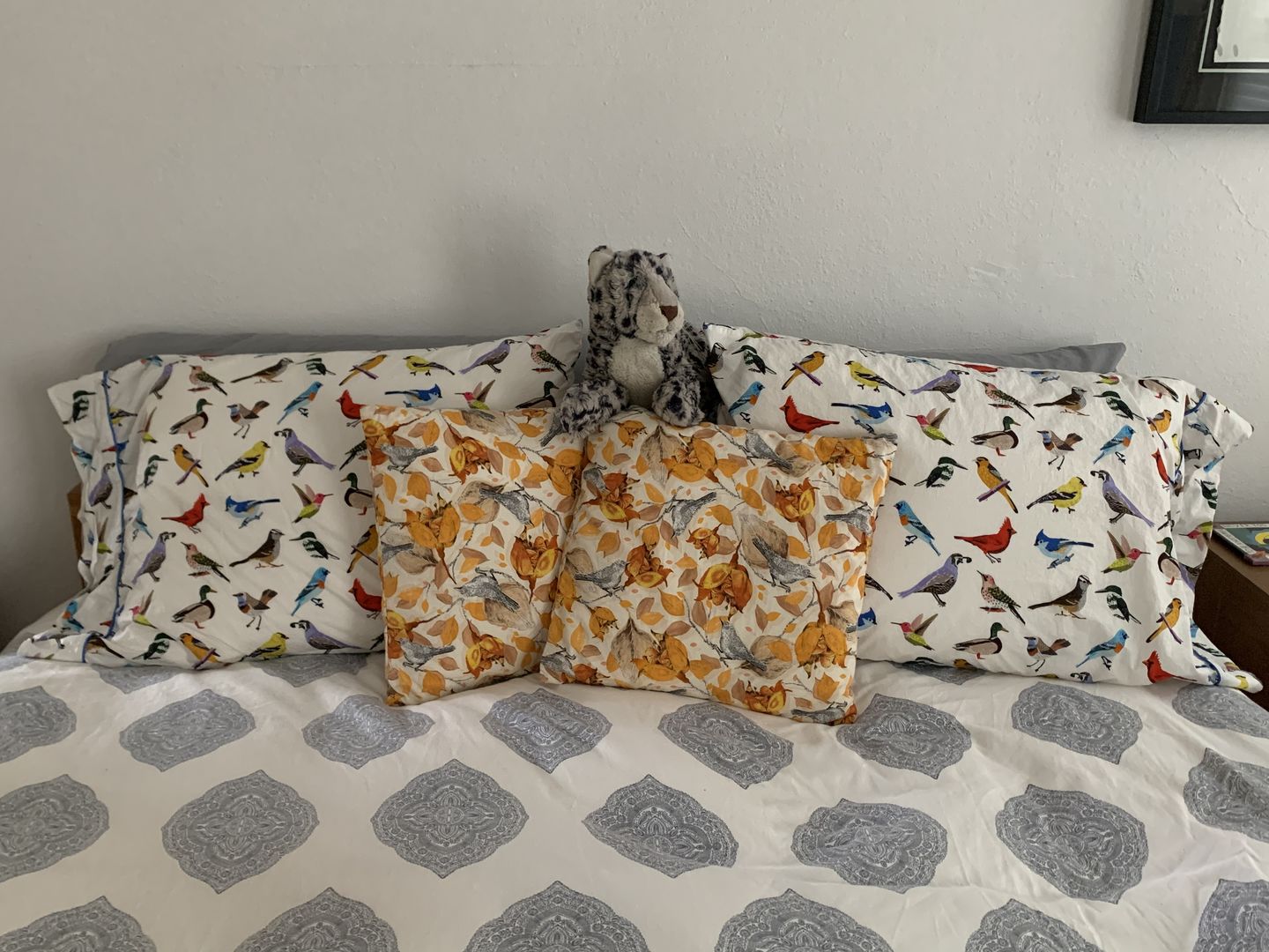 Customer photo review of PILLOWCASE set Birds