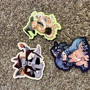 Customer photo review of Lizard Wizard Stickers!