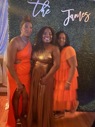 Customer photo review of Solid Color Party Tiered Irregular Midi Dress